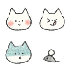 [LINE絵文字] ねこちゃん絵文字の画像