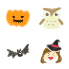 [LINE絵文字] パステルハロウィンの画像