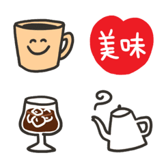 [LINE絵文字] コーヒーが好きな方に♪の画像