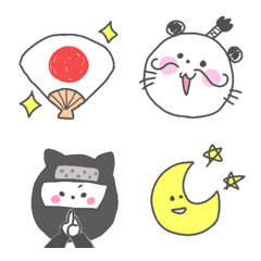 [LINE絵文字] ぐるぐるねことねずみ。日常用。表情ゆたかの画像