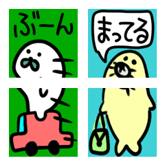 [LINE絵文字] あざらしさん＆アザラシさん6の画像