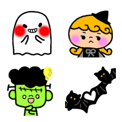 [LINE絵文字] ゆかいなハロウィン絵文字の画像