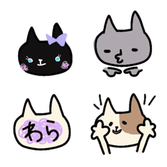 [LINE絵文字] ねこねこねこの画像