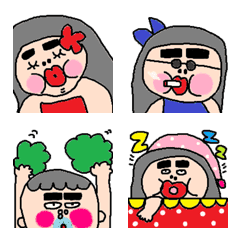 憎めない女の子絵文字5の絵文字メイン画像