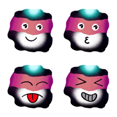 [LINE絵文字] Handdrawn Little Ninja Emojiの画像