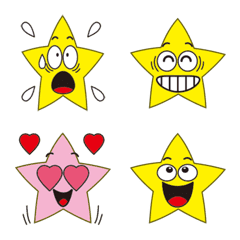 スターの表情絵文字の絵文字メイン画像
