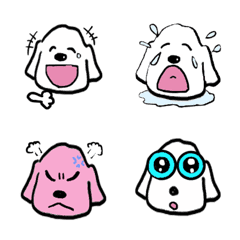 [LINE絵文字] The Dog Pochi thinkingの画像