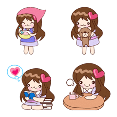 [LINE絵文字] Lovely Daily Emojiの画像