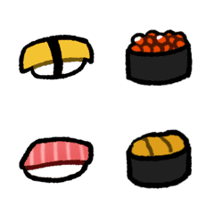 おすしのえもじの絵文字メイン画像