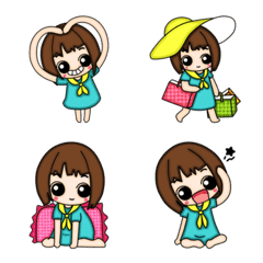 [LINE絵文字] Moji Daily Emoji Ver.IIの画像