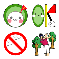 [LINE絵文字] GOLF LIFE ③の画像