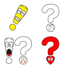 [LINE絵文字] 記号顔表情絵文字の画像