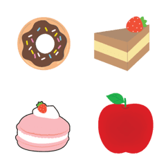 [LINE絵文字] Cute Food emojiの画像