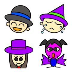 [LINE絵文字] ハロウィン風のキャラ絵文字？の画像