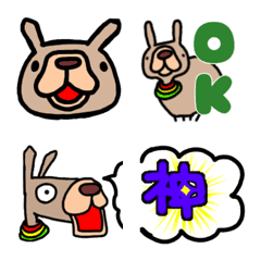 [LINE絵文字] のんきな、らまの絵文字の画像