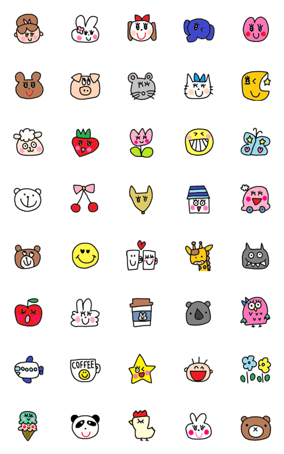[LINE絵文字]child emoji9の画像一覧