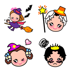 [LINE絵文字] かわいいハロウィンのバレリーナ02バレエの画像