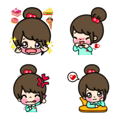 [LINE絵文字] Nene' Jung Daily Emojiの画像