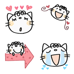 ねこくる♡ハート絵文字の絵文字メイン画像