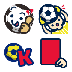 [LINE絵文字] サッカー絵文字★スポーツしよう！★の画像