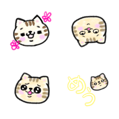 [LINE絵文字] 猫のとら丸の画像