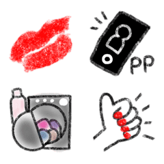 [LINE絵文字] お洒落Life emojiの画像