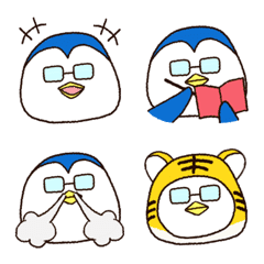 [LINE絵文字] ビヤ樽ペンギン、ミキちゃんの絵文字の画像