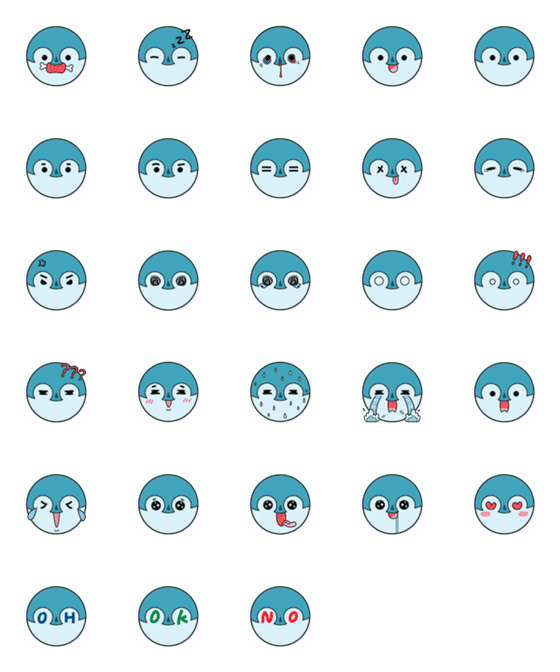[LINE絵文字]penguin dongの画像一覧
