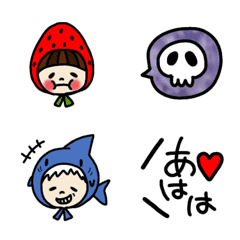 [LINE絵文字] 仮装絵文字の画像