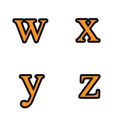 [LINE絵文字] NewEnglish alphabet Emoji 2020の画像