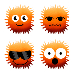 [LINE絵文字] Handdrawn Bacteria Emojiの画像