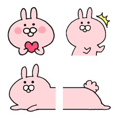 [LINE絵文字] ゆるめのうささん2の画像