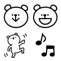 [LINE絵文字] クマさんの絵文字の画像