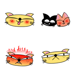 [LINE絵文字] Juicy Cat Club-EMOJI NEWの画像