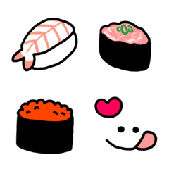 [LINE絵文字] すし食べたいの画像