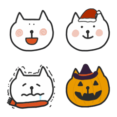 [LINE絵文字] cat-simple4の画像