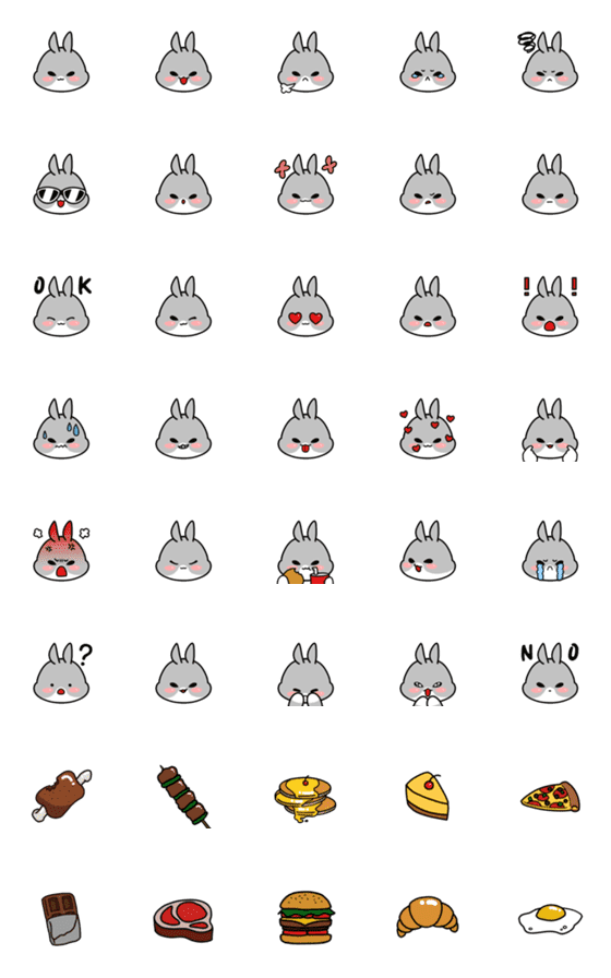 [LINE絵文字]Cute Tomi Emojiの画像一覧