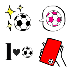 [LINE絵文字] みんなが使えるサッカー絵文字⚽️の画像