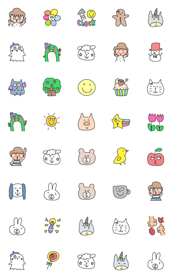 [LINE絵文字]children emoji79の画像一覧