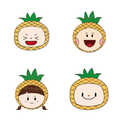 [LINE絵文字] Ba Li Yuan-Pineappleの画像