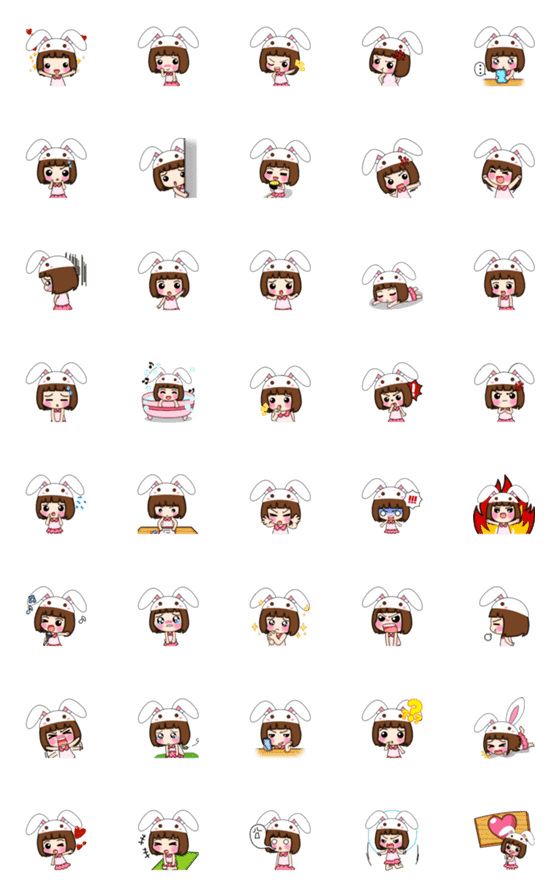 [LINE絵文字]Momoi Daily Emojiの画像一覧