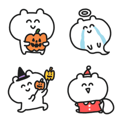 [LINE絵文字] オタクなクマさん ハロウィン＆クリスマスの画像