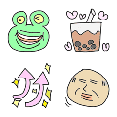 [LINE絵文字] 使いやすい絵文字ですの画像