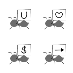 [LINE絵文字] Fonts Carrier(Ants Emoji)の画像