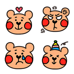 [LINE絵文字] Mimi Bear emoticonの画像