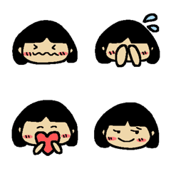 [LINE絵文字] てれがーるの画像