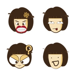 [LINE絵文字] funny face 2019の画像