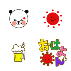 [LINE絵文字] 12パンダと色々★の画像