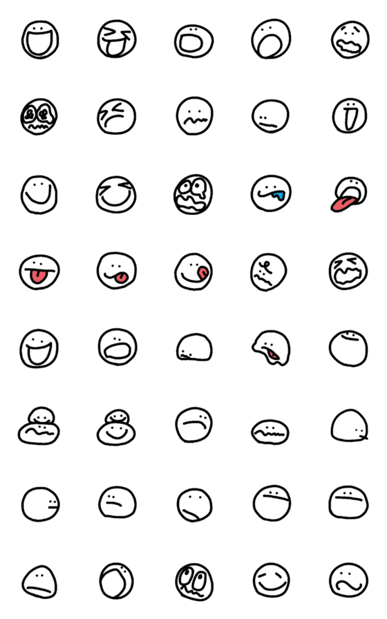 [LINE絵文字]ジタバタくん1 【絵文字】の画像一覧