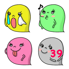 [LINE絵文字] おーさん 其の二 〜カラフルの画像